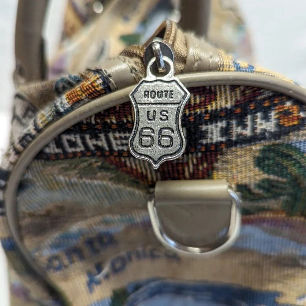 Route 66 Tapestry Travel Bag